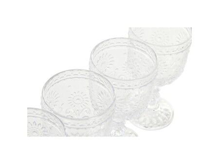 Zestaw kubków Home ESPRIT Przezroczysty Szkło 270 ml (6 Sztuk)