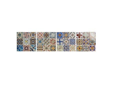 Podkładki na stół Home ESPRIT Korek Dolomite 20 x 20 x 0,7 cm (4 Sztuk)