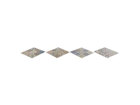 Podkładki na stół Home ESPRIT Korek Dolomite 20 x 20 x 0,7 cm (4 Sztuk)