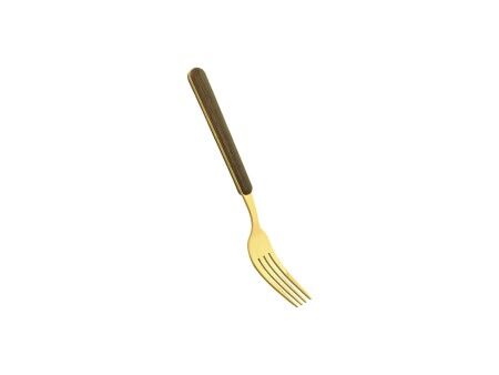 Zastawa stołowa Home ESPRIT Brązowy Złoty Stal nierdzewna ABS 17 x 7 x 24 cm 20 Części
