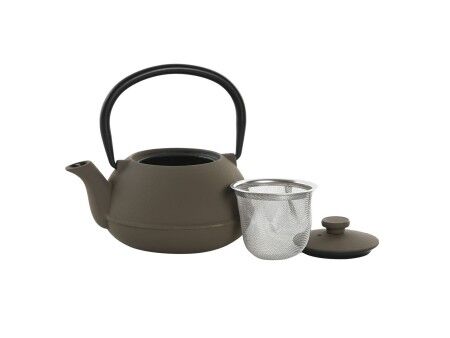 Dzbanek na herbatę Home ESPRIT Czarny Beżowy Stal nierdzewna Żelazo 300 ml (2 Sztuk)