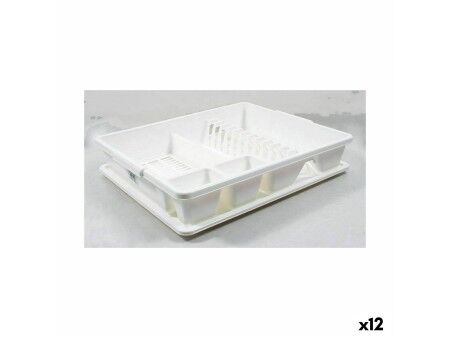 Ociekacz do Naczyń Tontarelli Scolap. Biały 47 x 38 x 8,5 cm (12 Sztuk)