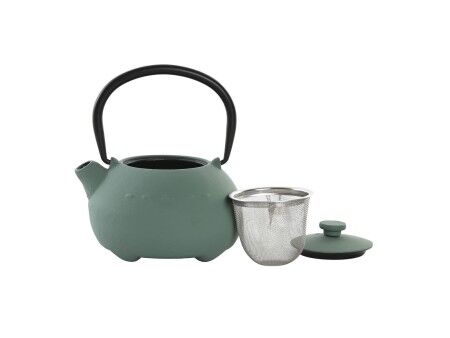 Dzbanek na herbatę Home ESPRIT Żółty Kolor Zielony Stal nierdzewna Żelazo 350 ml (2 Sztuk)