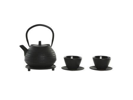 Dzbanek na herbatę Home ESPRIT Czarny Stal nierdzewna Żelazo 800 ml