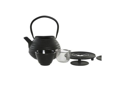 Dzbanek na herbatę Home ESPRIT Czarny Stal nierdzewna Żelazo 800 ml