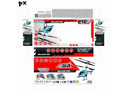 Helikopter Zdalnie Sterowany Colorbaby (4 Sztuk)