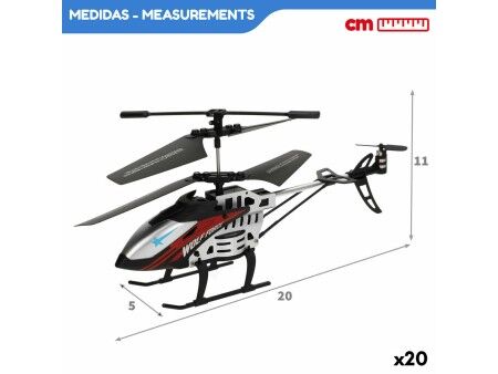 Helikopter Zdalnie Sterowany Colorbaby (2 Sztuk)