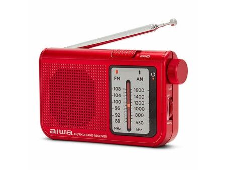 Radio Tranzystorowe Aiwa AM/FM Czerwony