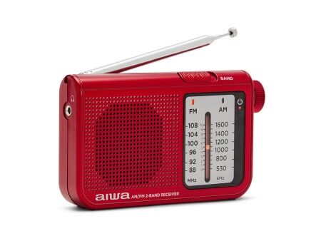 Radio Tranzystorowe Aiwa AM/FM Czerwony