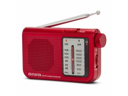 Radio Tranzystorowe Aiwa AM/FM Czerwony