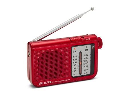 Radio Tranzystorowe Aiwa AM/FM Czerwony