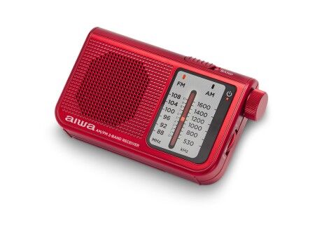 Radio Tranzystorowe Aiwa AM/FM Czerwony