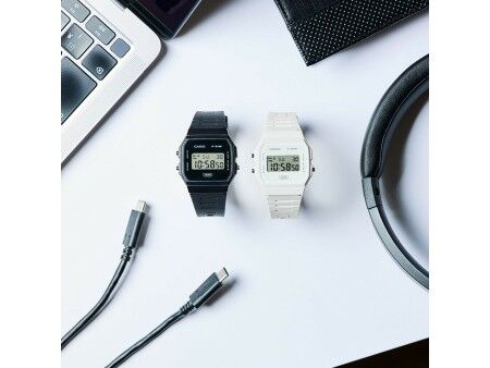 Zegarek Męski Casio F-91WB-1AEF (Ø 35 mm)