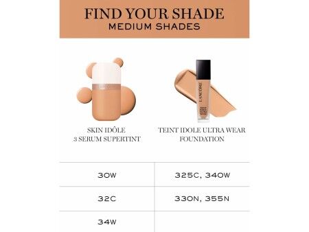 Nawilżający krem koloryzujący Lancôme IDÔLE MAKE-UP Nº 30w 30 ml