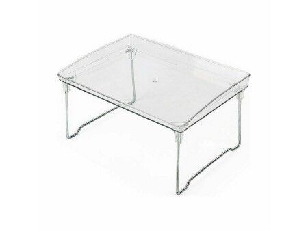 Stojak na talerze Confortime Składany Przezroczysty 31 x 22 x 16,8 cm (12 Sztuk)