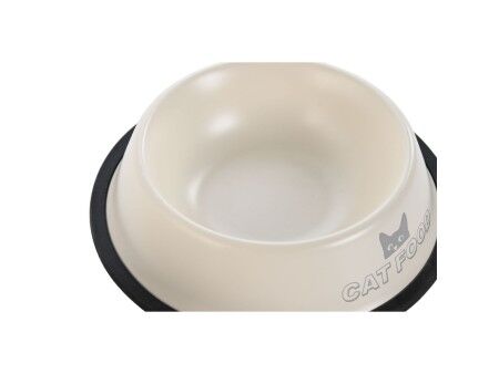 Karmnik dla psów Home ESPRIT Beżowy Gumowy Metal 200 ml 600 ml 700 ml 1 L 29 X 29 X 6,5 cm
