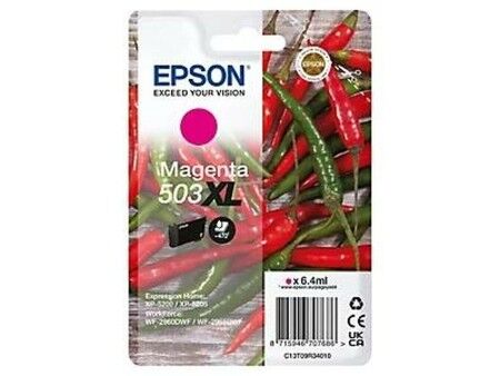 Oryginalny Wkład Atramentowy Epson 503XL Czarny Turkusowy Magenta