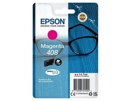 Oryginalny Wkład Atramentowy Epson 408 Czarny Magenta