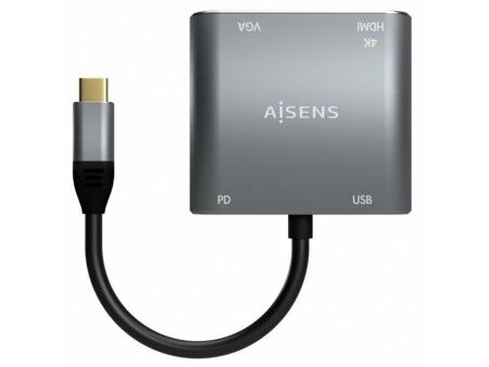 Adapter USB-C na VGA/HDMI Aisens A109-0626