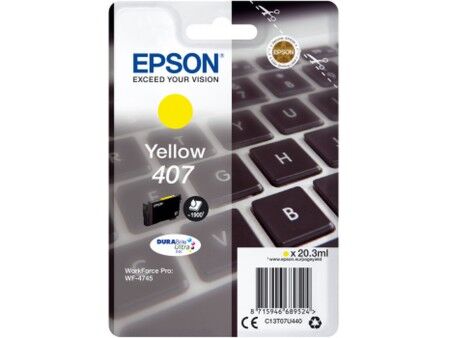 Oryginalny Wkład Atramentowy Epson WF-4745 Żółty