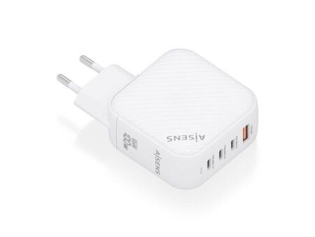 Ładowarka Ścienna Aisens ASCH-100W4P028-W Biały Wielokolorowy 100 W (1 Sztuk)