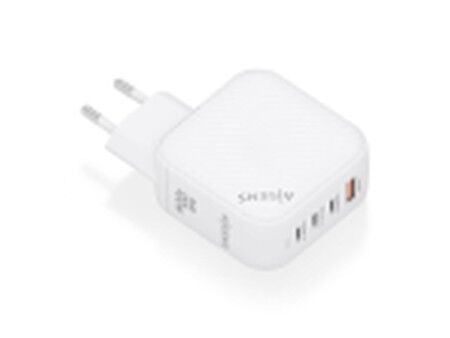 Ładowarka Ścienna Aisens ASCH-100W4P028-W Biały Wielokolorowy 100 W (1 Sztuk)