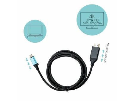 Kabel USB-C na HDMI i-Tec C31CBLHDMI60HZ2M Czarny 2 m 4K Ultra HD