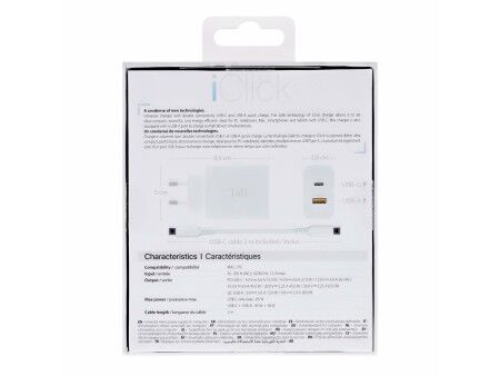 Ładowarka ścienna + kabel-USB-C T'NB CHNBTINY65 65 W