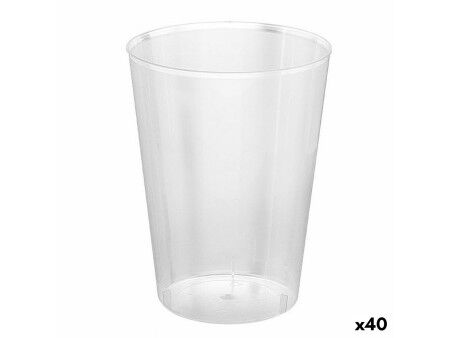 Zestaw szklanek wielokrotnego użytku Algon Przezroczysty Cydr 40 Sztuk 500 ml (10 Części)
