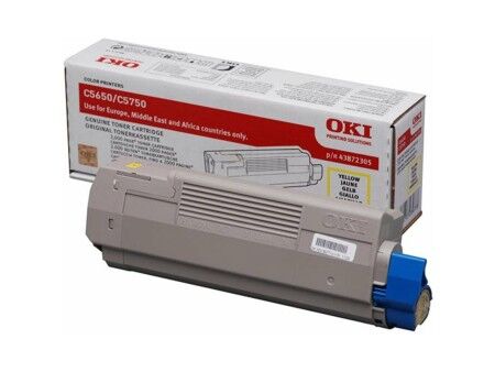 Toner Oryginalny OKI 43872305 Żółty