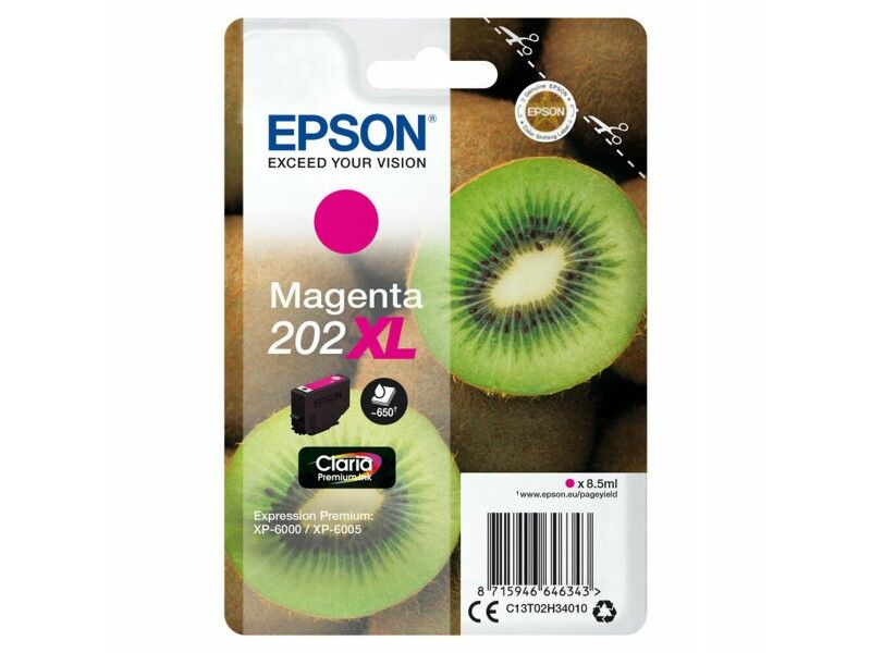 Oryginalny Wkład Atramentowy Epson C13T02H34010 Magenta