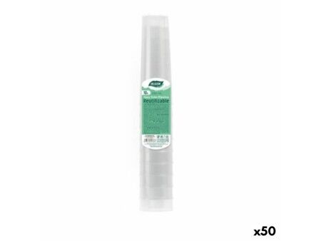 Zestaw szklanek wielokrotnego użytku Algon Przezroczysty 50 Sztuk 330 ml (10 Części)