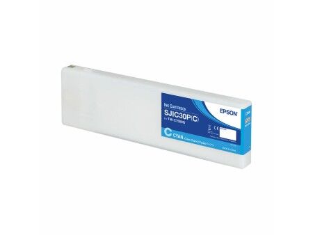 Oryginalny Wkład Atramentowy Epson SJIC30PC Turkusowy