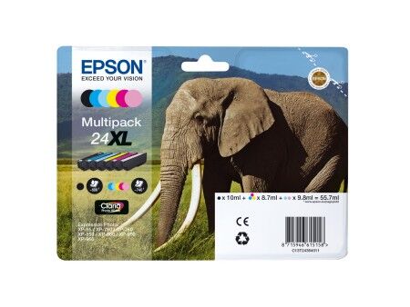Oryginalny Wkład Atramentowy Epson C13T15764010 24 XL