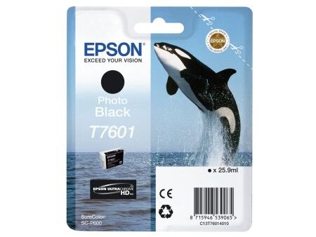 Oryginalny Wkład Atramentowy Epson C13T76014010 Czarny