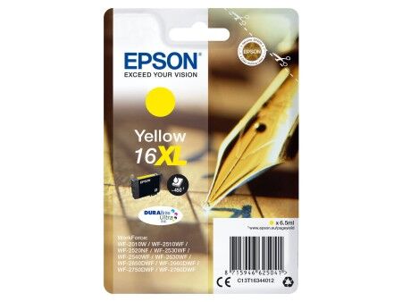 Oryginalny Wkład Atramentowy Epson C13T16344012 Żółty