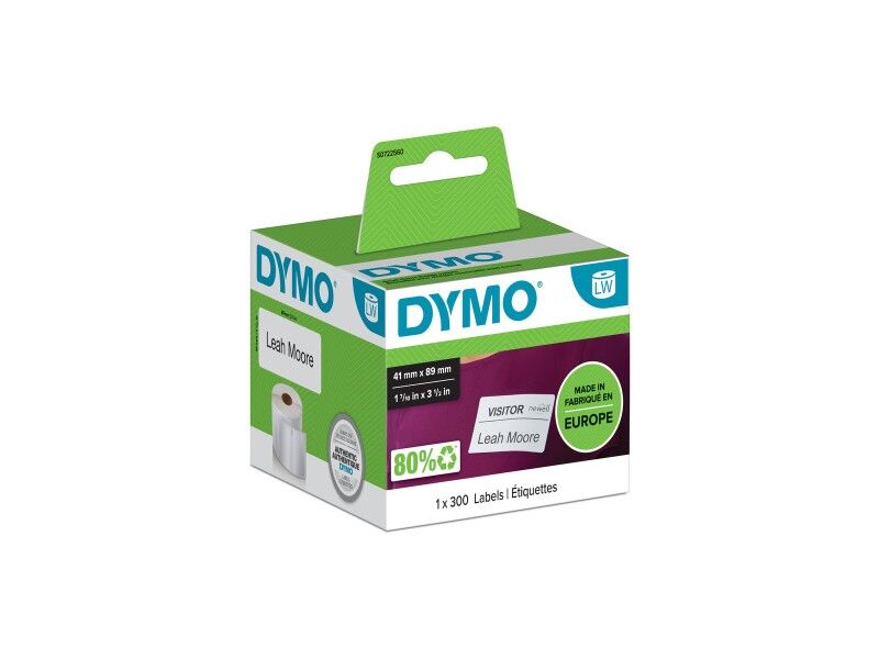 Etykiety na rolce Dymo S0722560 Biały