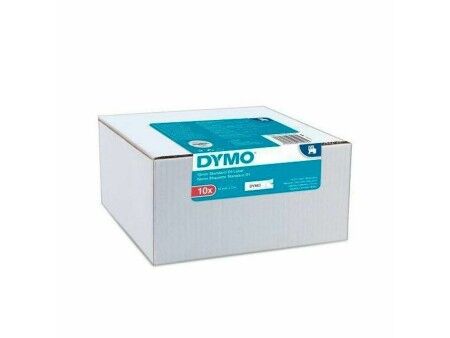 Laminowana Taśma do Drukarki Etykiet Dymo Value Pack Biały Czarny/Biały