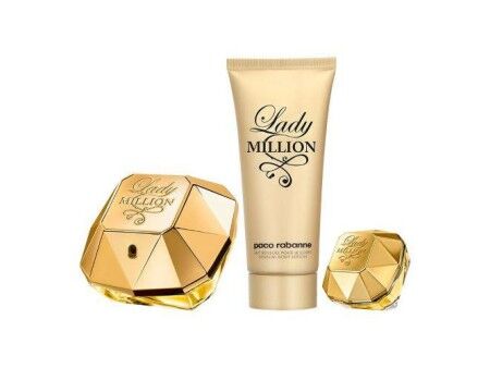 Zestaw Perfum dla Kobiet Paco Rabanne Lady Million EDP 3 Części