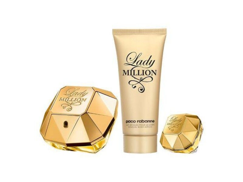 Zestaw Perfum dla Kobiet Paco Rabanne Lady Million EDP 3 Części