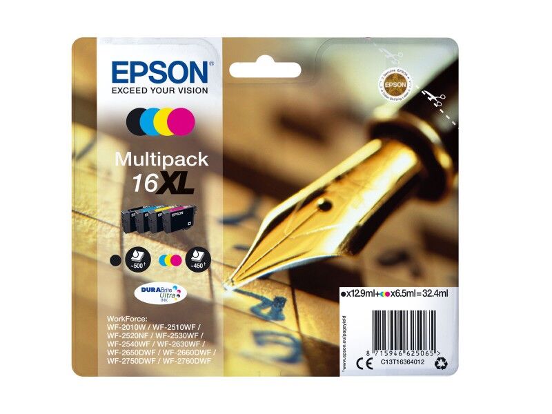 Oryginalny Wkład Atramentowy Epson Multipack 16XL Magenta