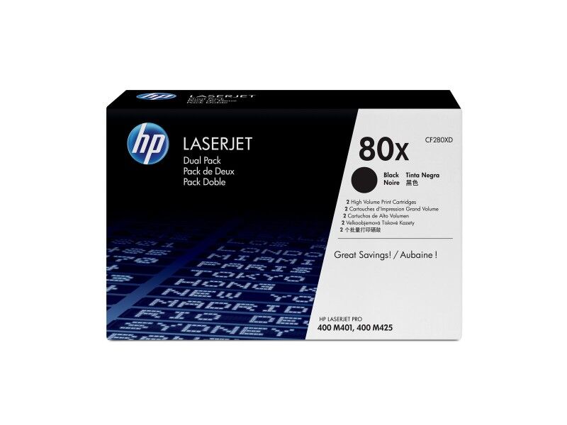 Oryginalny Wkład Atramentowy HP 80X Czarny