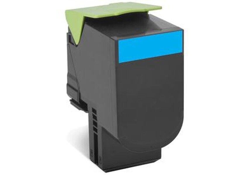 Toner Lexmark 80C2HCE Turkusowy