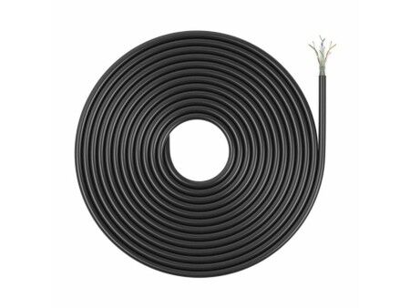 Kabel Sieciowy Sztywny UTP Kategoria 6 Aisens AWG23 Czarny 305 m