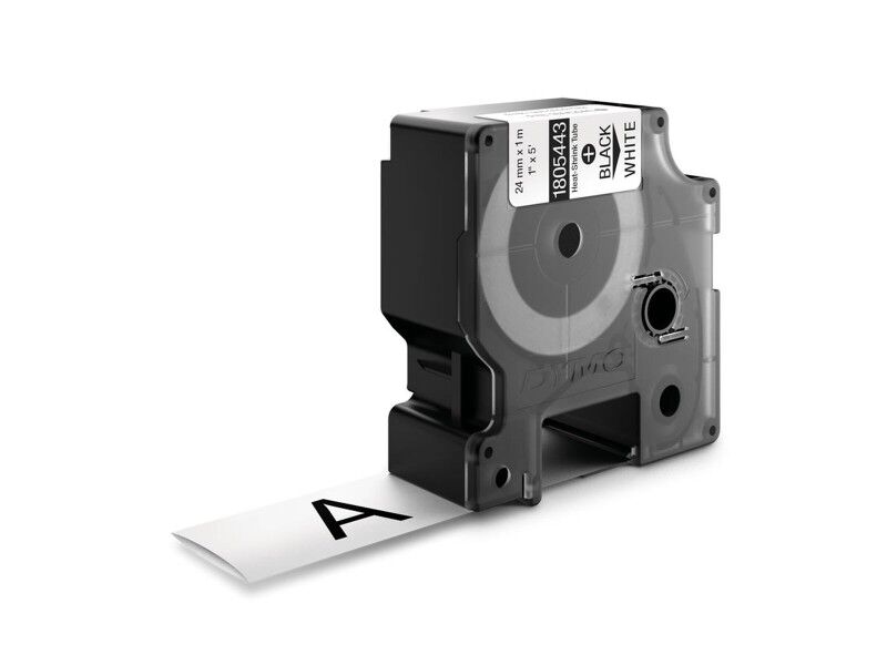 Taśma Laminowana Dymo ID1-24 Wielokolorowy Czarny/Biały 24 mm