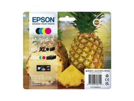 Oryginalny Wkład Atramentowy Epson 604XL Czarny