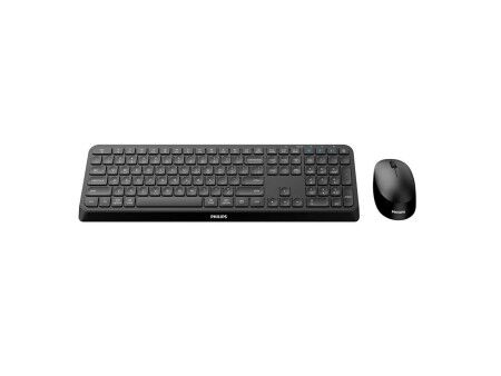 Klawiatura i Myszka Philips SPT6407B/16 Czarny Qwerty US