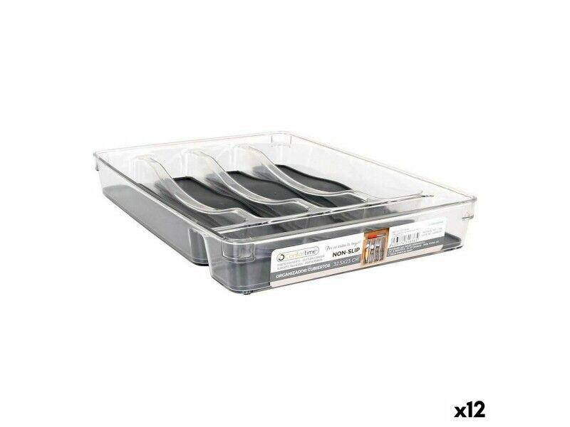 Organizer na Sztućce Confortime Non Slip Pet 32,5 x 23 x 4,5 cm (12 Sztuk)