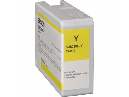 Oryginalny Wkład Atramentowy Epson SJIC36PY Żółty