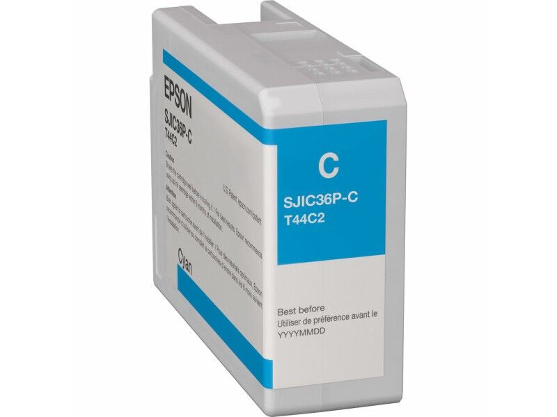 Oryginalny Wkład Atramentowy Epson SJIC36P-C Turkusowy